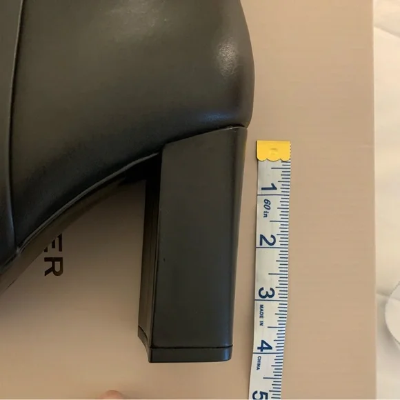 Marc Fisher Black Ankle Boots NEW IN BOX! 9 1/2, never worn, 4 inch heel. - Picture 15 of 15